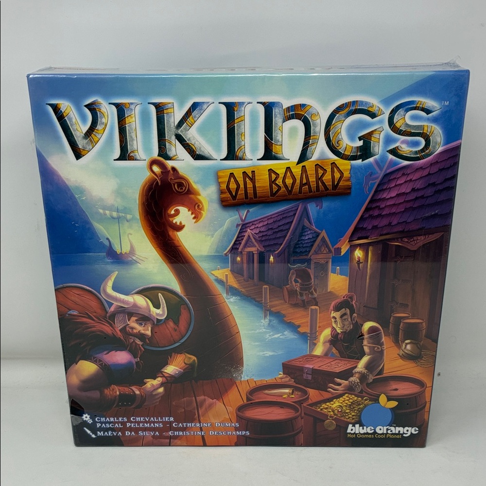 Blue Orange Games Vikings on Board New / Light Damage On Box